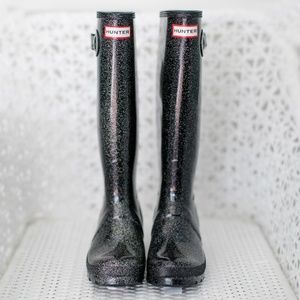 Brand New Tall Hunter Boots 6 Black Starcloud
